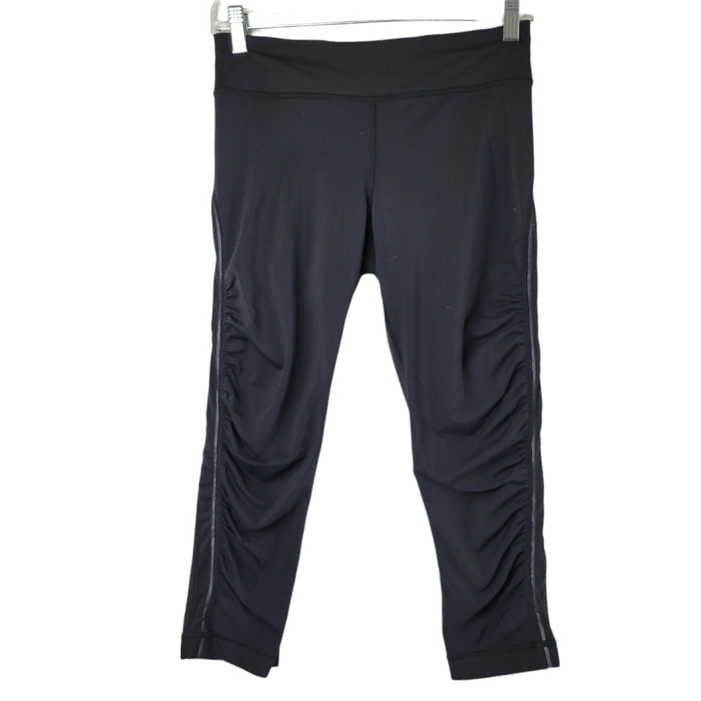 Lululemon Mesh Side Ruched Crop Leggings